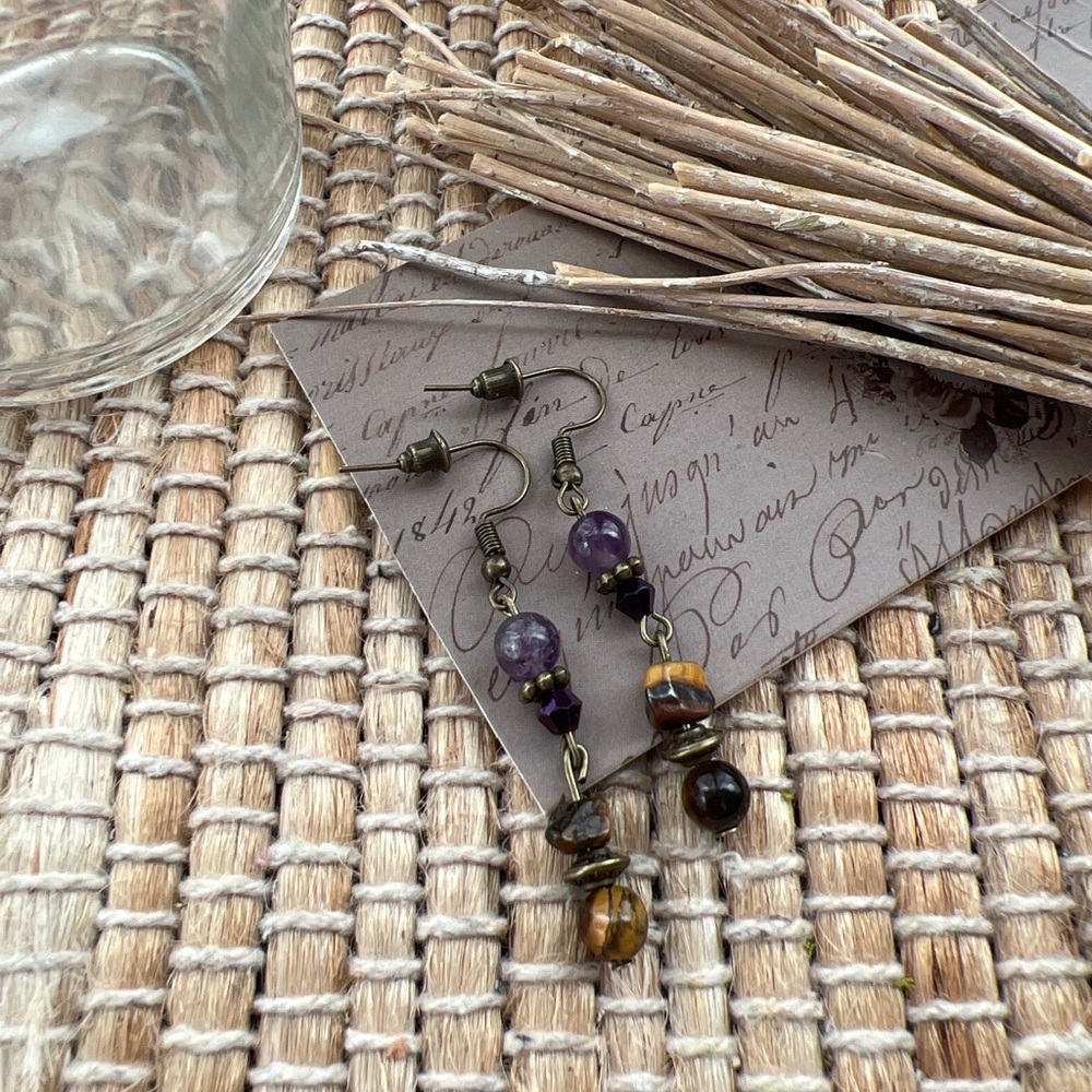 Disney Esmeralda gypsy renaissance medieval times handmade earrings